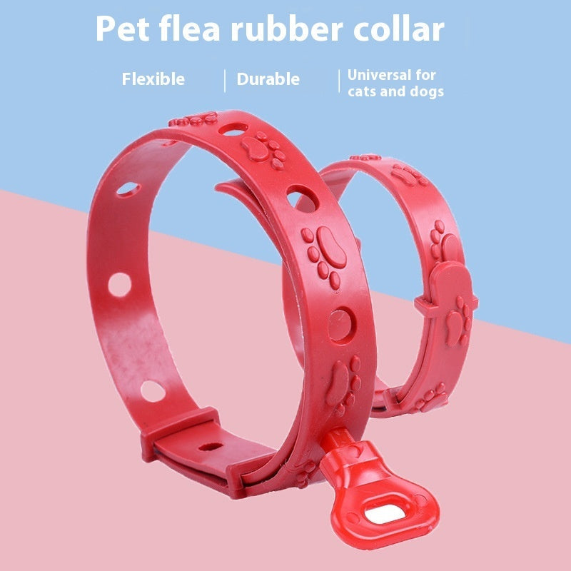 HKM-6468029 Anti-Flea and Mosquito Repellent Dog Collar - 42cm Plastic Pet Protection