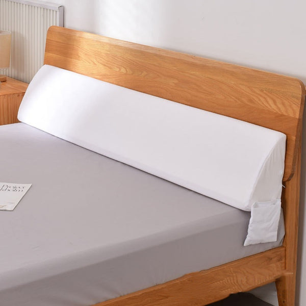 HKM-647059 Long Triangle Pillow for Bedside Gap Filling - Soft Sponge Wedge, Modern Design, Multiple Sizes Available