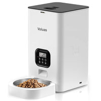 HKM-647123 Automatic Pet Feeder with Dual Power Supply and Voice Recording功能