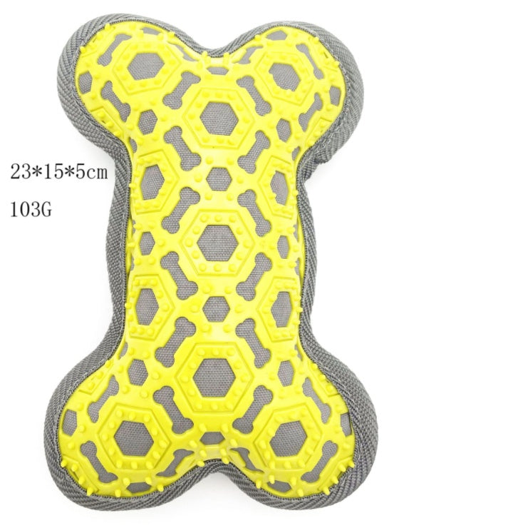 HKM-6471485 Durable Voice Bone Pet Toy - Bite Resistant Oxford Cloth Design