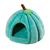HKM-6471869 Semi-Enclosed Nest for Dogs and Cats in Orange, Peacock Blue, and Dark Gray - Small and Large Sizes Available