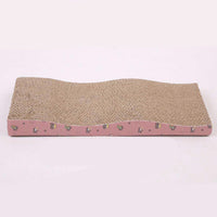HKM-6471997 Corrugated Cat Scratch Pad with Catnip - Various Designs for Claw Sharpening
