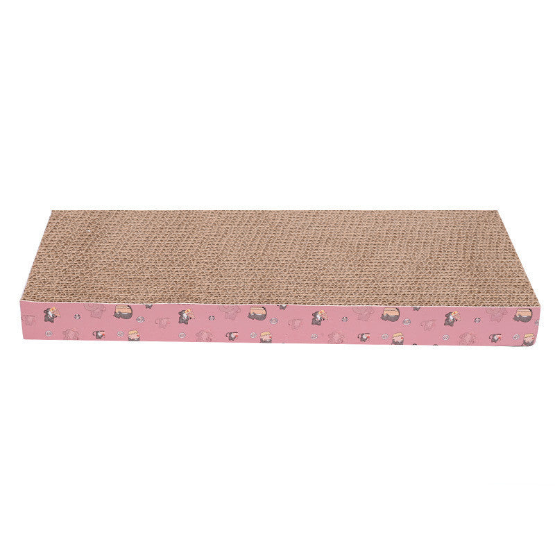 HKM-6471997 Corrugated Cat Scratch Pad with Catnip - Various Designs for Claw Sharpening