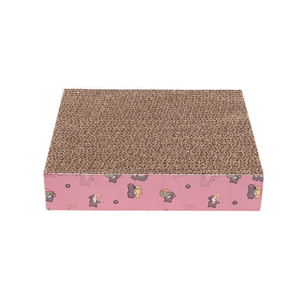 HKM-6471997 Corrugated Cat Scratch Pad with Catnip - Various Designs for Claw Sharpening