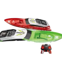 HKM-647251 1/14 Scale Mini Remote Control High-Speed Boat, 15km/h Electric RC Racing Ship for Indoor & Outdoor Fun