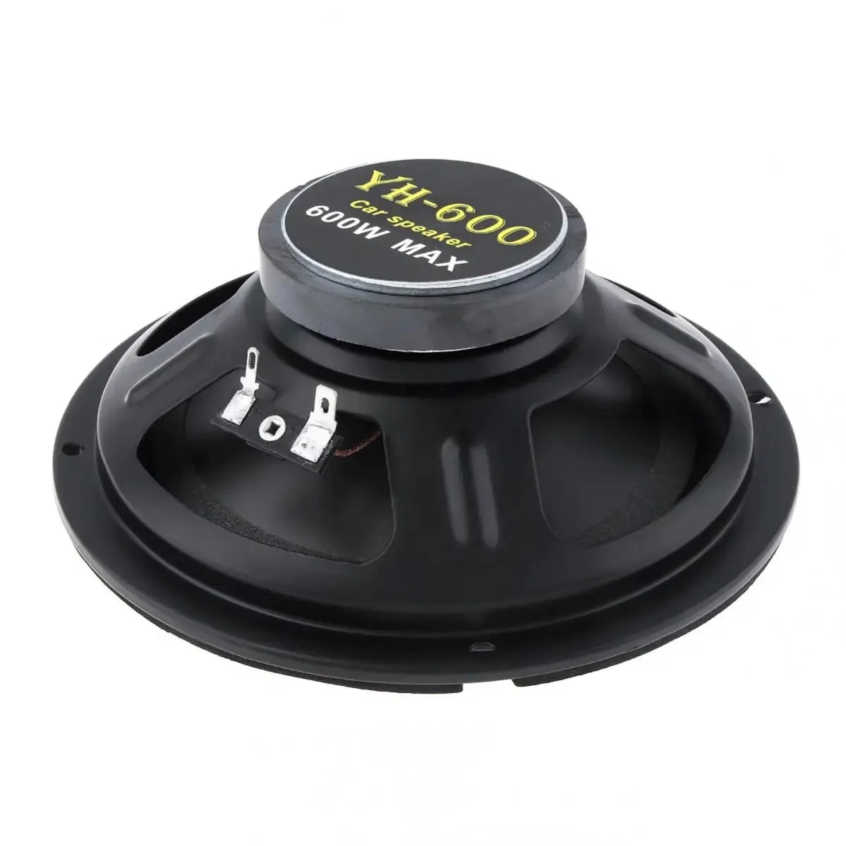 HKM-647251 6.5 Inch Coaxial Car Speakers, 600W 2-Way Subwoofer, Full Range Automotive Audio System, Universal Fit, Impedance 4Ω