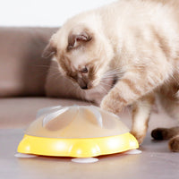 HKM-6472637 Interactive Snack Bowl and Entertainment Plate for Cats - Educational Pet Supplies and Toys