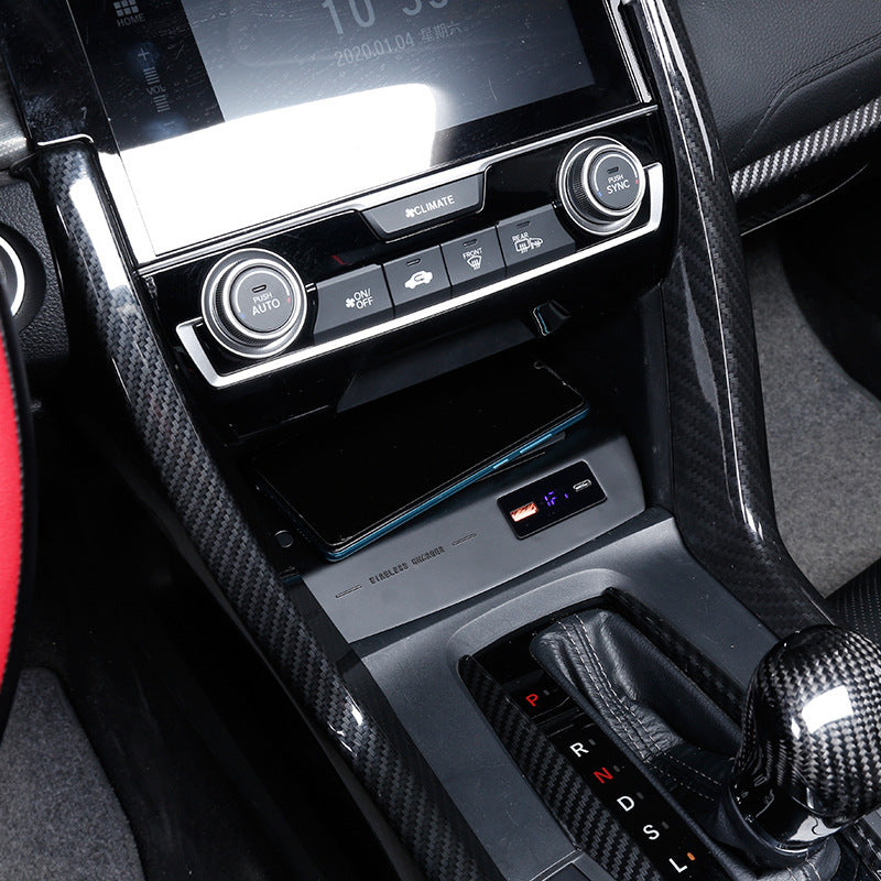 HKM-647315 Honda Civic Wireless Car Charger (2016-2020) - Cigarette Lighter Installation