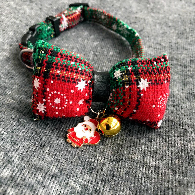 HKM-6474173 Pet Christmas Bow Tie and Bib Scarves in Various Styles and Sizes