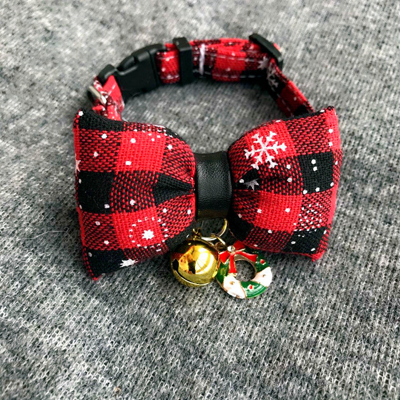 HKM-6474173 Pet Christmas Bow Tie and Bib Scarves in Various Styles and Sizes