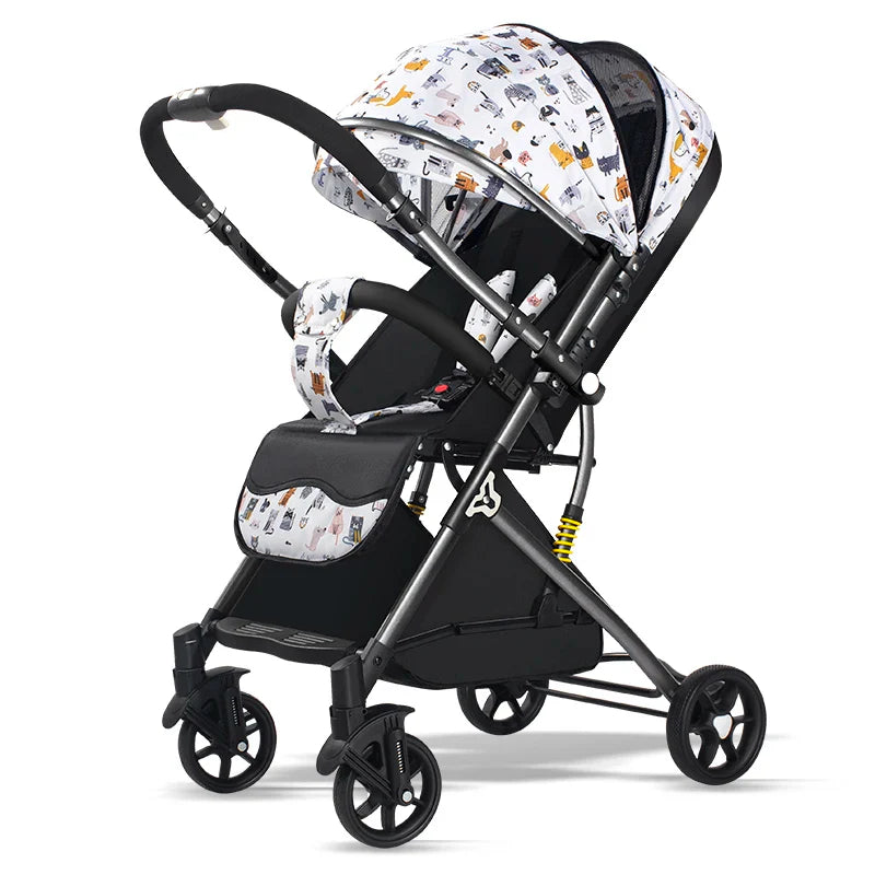 HKM-647443 Portable Foldable Travel Stroller for Babies - Lightweight Luxury Baby Carriage Pram