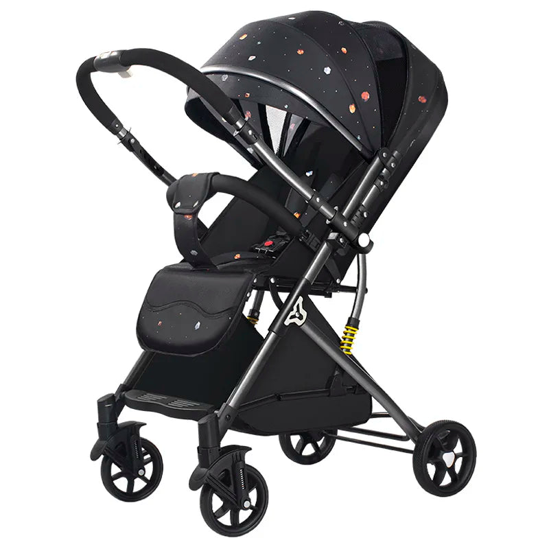 HKM-647443 Portable Foldable Travel Stroller for Babies - Lightweight Luxury Baby Carriage Pram