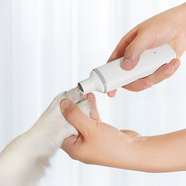 HKM-6475581 Pet Electric Nail Polisher for Cats and Dogs - Low Noise and Vibration, USB Rechargeable, Safe and Durable