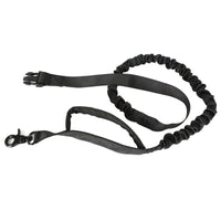 HKM-6477373 Nylon Outdoor Dog Walking Leash with Sports Belt Attachment - Black, 30x20x4cm