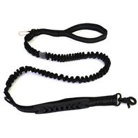 HKM-6477373 Nylon Outdoor Dog Walking Leash with Sports Belt Attachment - Black, 30x20x4cm