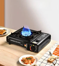 HKM-647763 Portable Outdoor Gas Stove Grill for Barbecue and Cooking