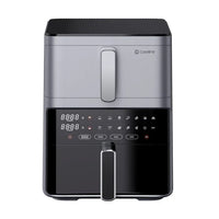 HKM-647827 10L Dual Core Air Fryer with Dual Heating Technology and Multiple Electronic Screens for Efficient Cooking