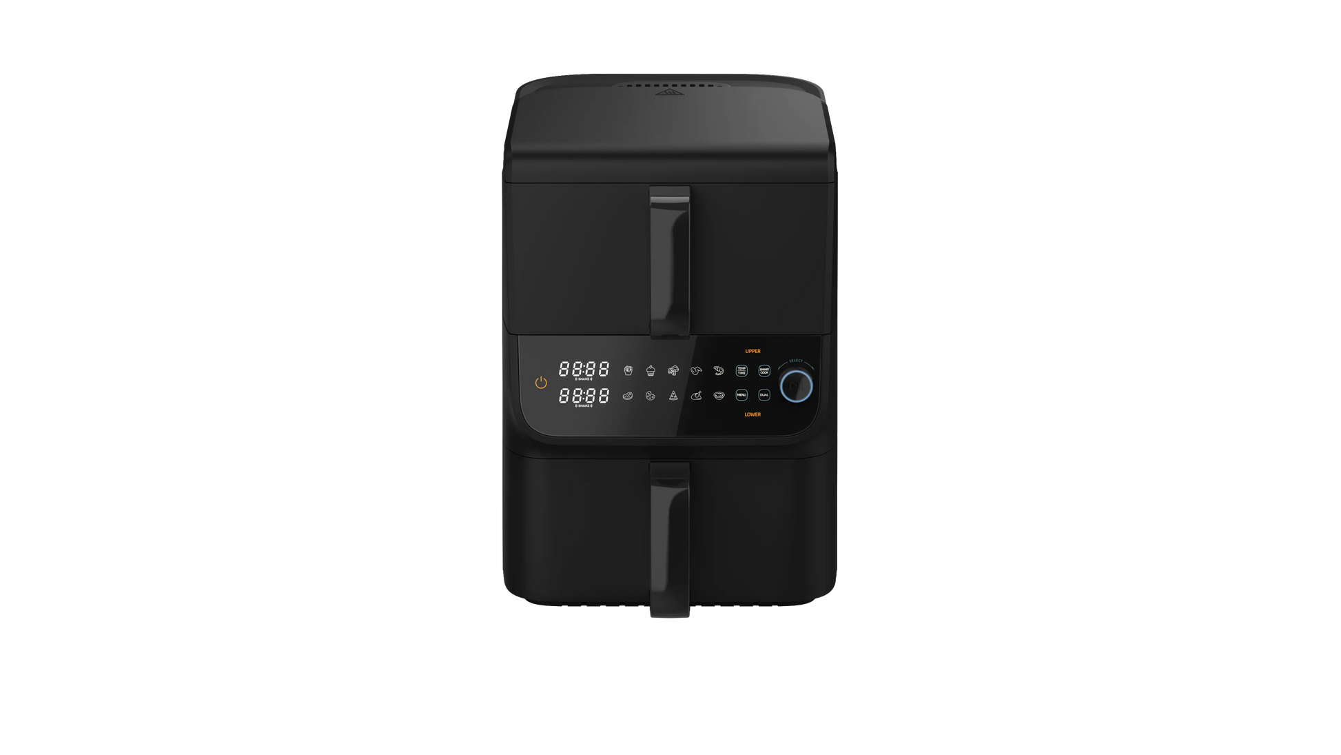 HKM-647827 10L Dual Core Air Fryer with Dual Heating Technology and Multiple Electronic Screens for Efficient Cooking