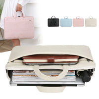 HKM-647955 Stylish Waterproof PU Business Briefcase Bag, 14 or 15 Inch, Anti-Friction Design