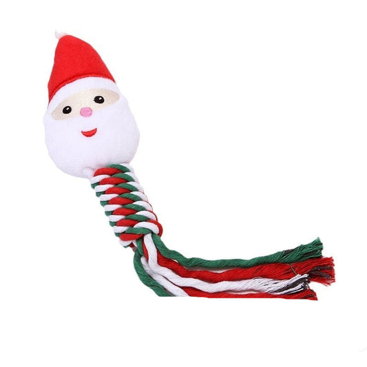 HKM-6479933 Festive Cartoon Dog Training Toys for Teeth Cleaning and Biting - Holiday Themes