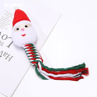 HKM-6479933 Festive Cartoon Dog Training Toys for Teeth Cleaning and Biting - Holiday Themes