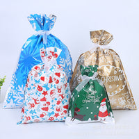 HKM-648019 Christmas Gift Candy Bags Set - 30 Cute Aluminum Foil Pouches for Kids, Ideal for Treats and Decorations
