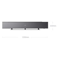 HKM-648019 Graphene Skirting Electric Heater with Simulated Flame, Remote Control, Overheat Protection, and Humidifier Function
