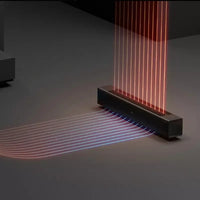 HKM-648019 Graphene Skirting Electric Heater with Simulated Flame, Remote Control, Overheat Protection, and Humidifier Function