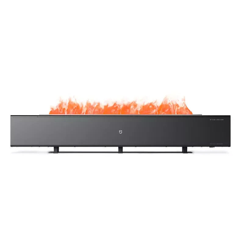 HKM-648019 Graphene Skirting Electric Heater with Simulated Flame, Remote Control, Overheat Protection, and Humidifier Function