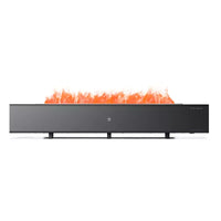 HKM-648019 Graphene Skirting Electric Heater with Simulated Flame, Remote Control, Overheat Protection, and Humidifier Function