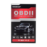HKM-648083 OBD II ELM327 WiFi Car Diagnostic Tool for Android and Apple Devices with PIC25K80 Chip