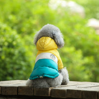 HKM-6481981 Two-Legged Cotton-Padded Dog Jacket in Multi-Color Options for Outdoor Warmth
