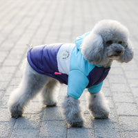 HKM-6481981 Two-Legged Cotton-Padded Dog Jacket in Multi-Color Options for Outdoor Warmth