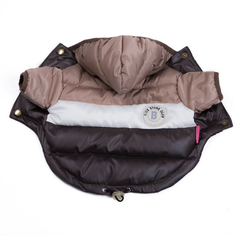 HKM-6481981 Two-Legged Cotton-Padded Dog Jacket in Multi-Color Options for Outdoor Warmth