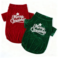 HKM-6483133 Stylish Red and Green Pet Clothing for Autumn and Winter in Sizes S to 6XL