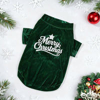 HKM-6483133 Stylish Red and Green Pet Clothing for Autumn and Winter in Sizes S to 6XL