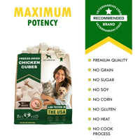 HKM-6483389 Freeze-Dried Cubes for Cats and Dogs, 5.3 oz (150 g) - Nutrient-Rich Pet Treats