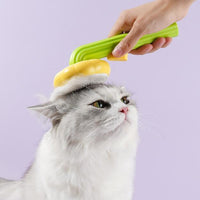 HKM-648339 Sunflower Pet Comb for Cats and Dogs - Hair Cleaning and Massage Tool