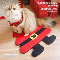 HKM-6483517 Christmas-Themed Sisal Mat Cat Scratch Board - Durable Hemp Rope Design