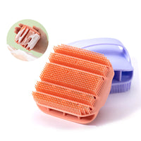 HKM-6484797 Silicone Scalp Massager and Shampoo Brush for Deep Cleansing and Hair Care