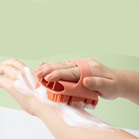 HKM-6484797 Silicone Scalp Massager and Shampoo Brush for Deep Cleansing and Hair Care