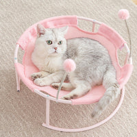 HKM-6484925 Cozy Plush Cat Bed Hammock with Soft Mattress for Kittens - Lightweight & Washable