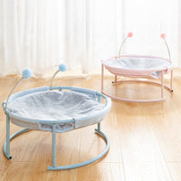 HKM-6484925 Cozy Plush Cat Bed Hammock with Soft Mattress for Kittens - Lightweight & Washable