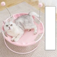 HKM-6484925 Cozy Plush Cat Bed Hammock with Soft Mattress for Kittens - Lightweight & Washable