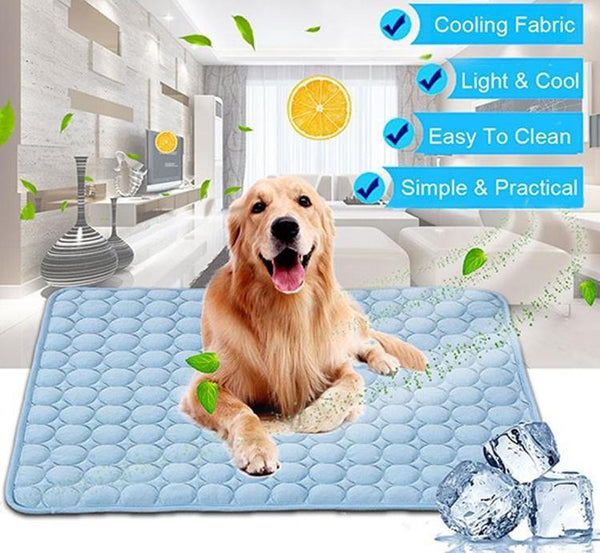 HKM-6485181 Cooling Ice Silk Pet Nest Pad for Dogs and Cats - Durable, Breathable, Multiple Sizes Available
