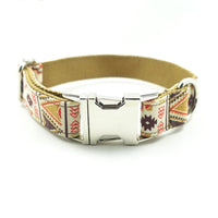 HKM-6485309 Bohemian-Inspired Polyester Dog Collar - Adjustable and Comfortable Fit
