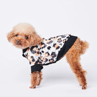 HKM-6485693 Leopard Print Cotton-Padded Dog Jacket for Autumn and Winter Warmth