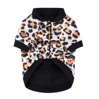 HKM-6485693 Leopard Print Cotton-Padded Dog Jacket for Autumn and Winter Warmth