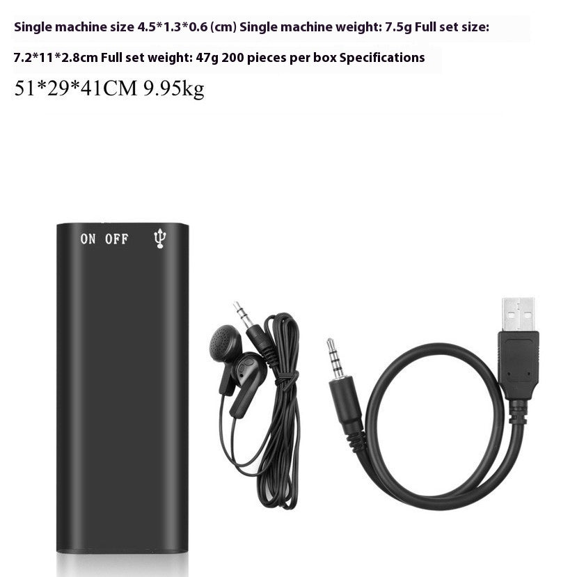 HKM-648595 Digital HD Recorder with 15 Hours Playback and 8GB/16GB/32GB Storage Options