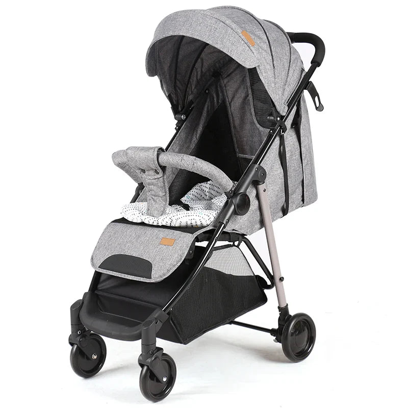 HKM-648595 Luxury Lightweight Foldable Baby Stroller for Comfortable Travel
